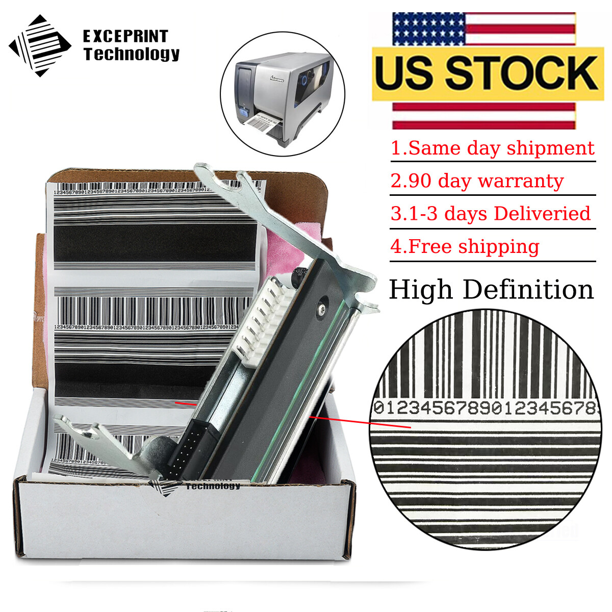 ✅ Printhead for Honeywell PM42 PM43 203dpi Thermal Printer 710-129S-001 USA ✅