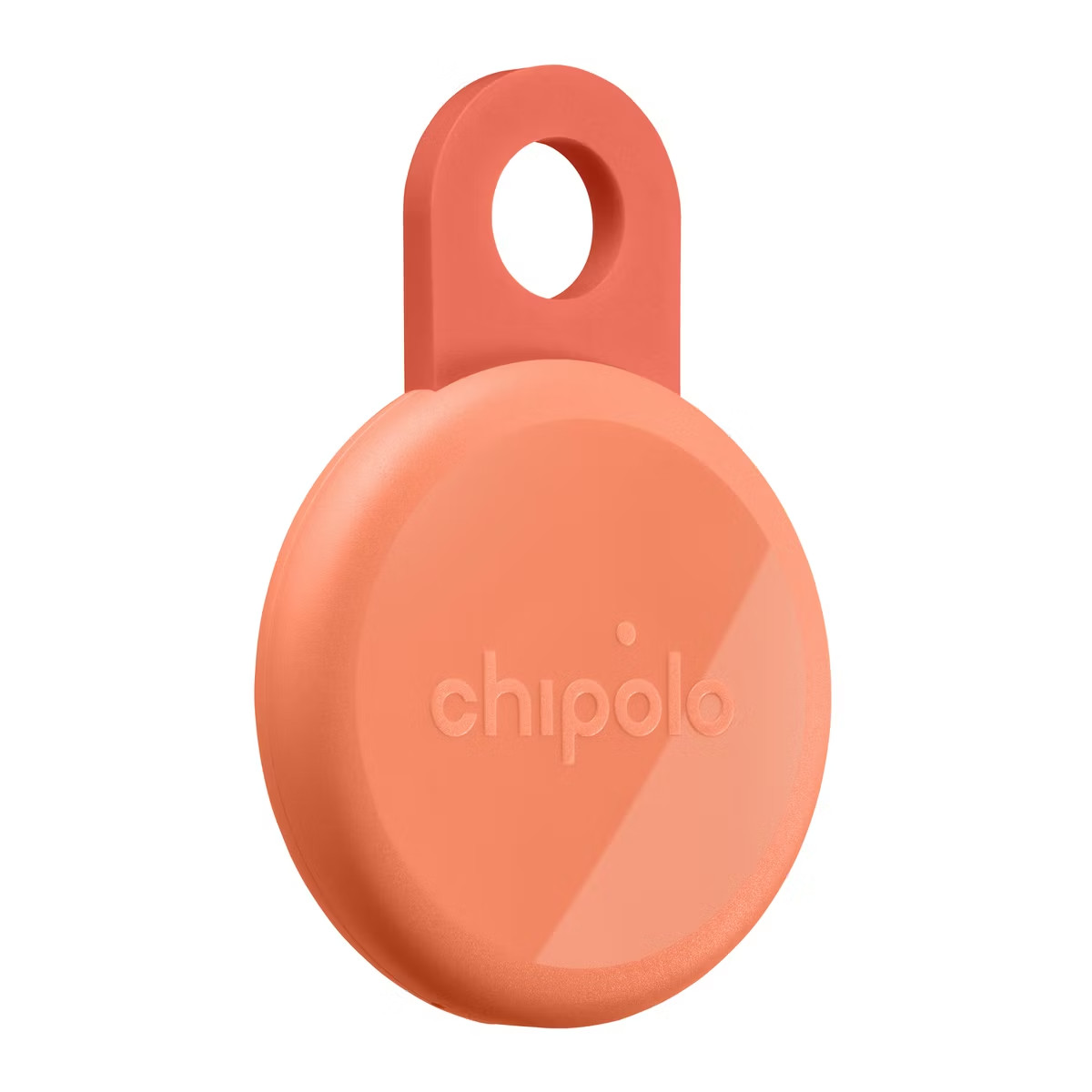 Chipolo LOOP GPS Tracking Tag in Coral Orange Pink Works with Android & Find My