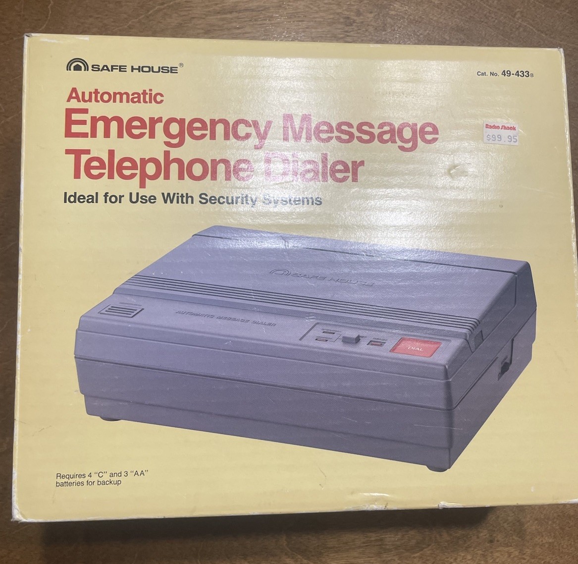 Safe House Automatic Emergency Message Telephone Dialer Radio Shack Read!