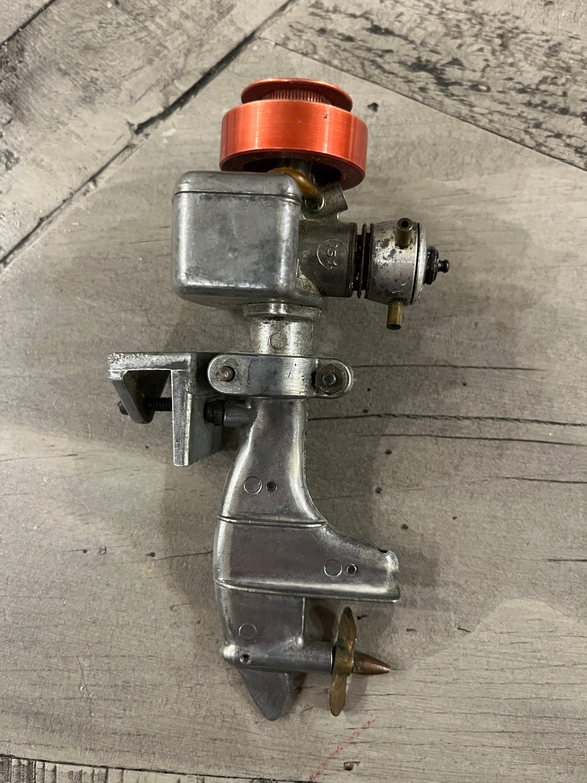 Vintage Atwood Outboard Model Boat Motor, .049 Glow Plug Engine