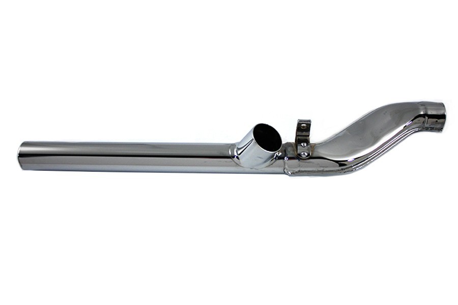 Flat Header and Y Exhaust Connector Combo Chrome FITS Harley FL 1965-1969