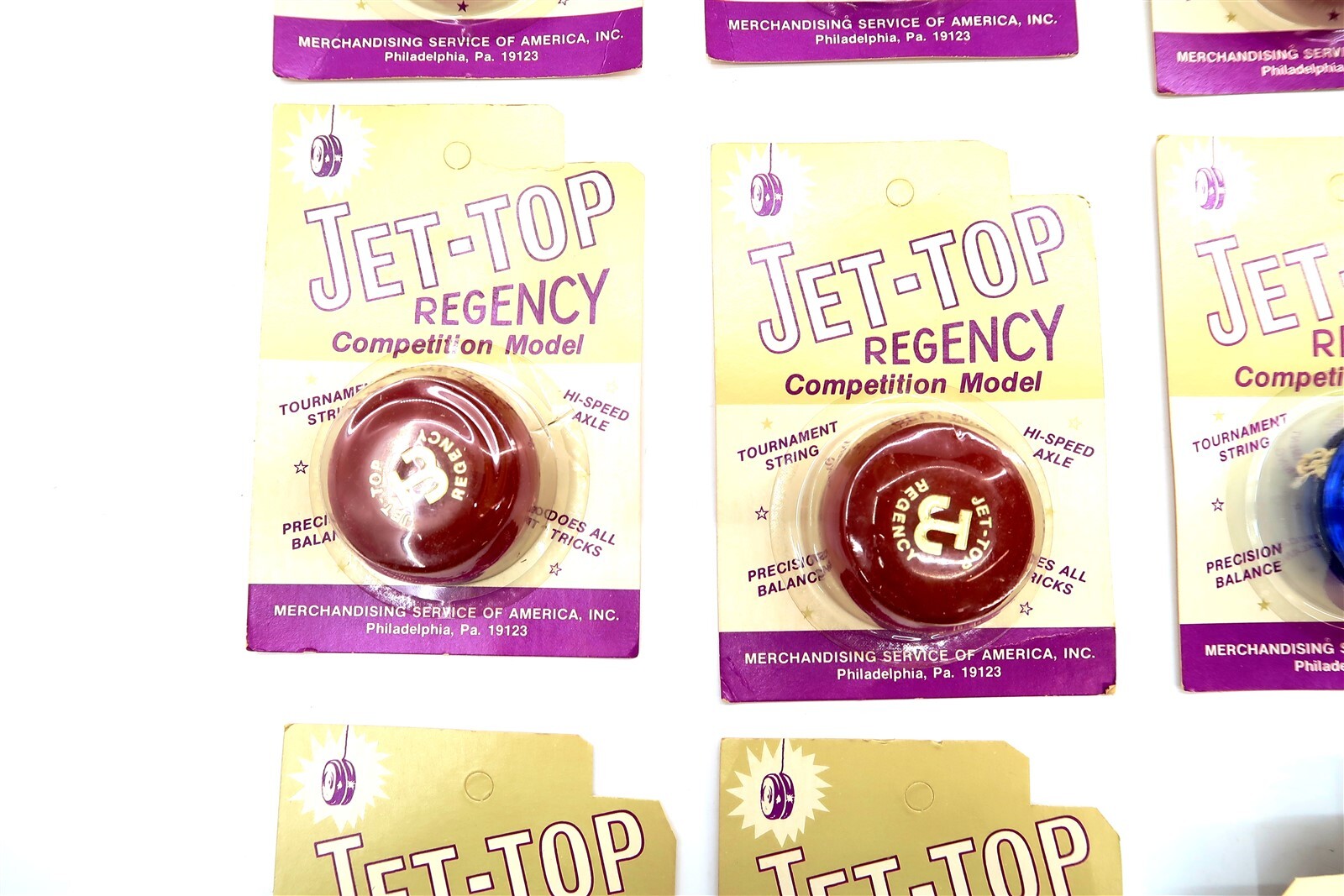 12 Vintage JET-TOP REGENCY 1970's Competition Model in Original Dealer Display
