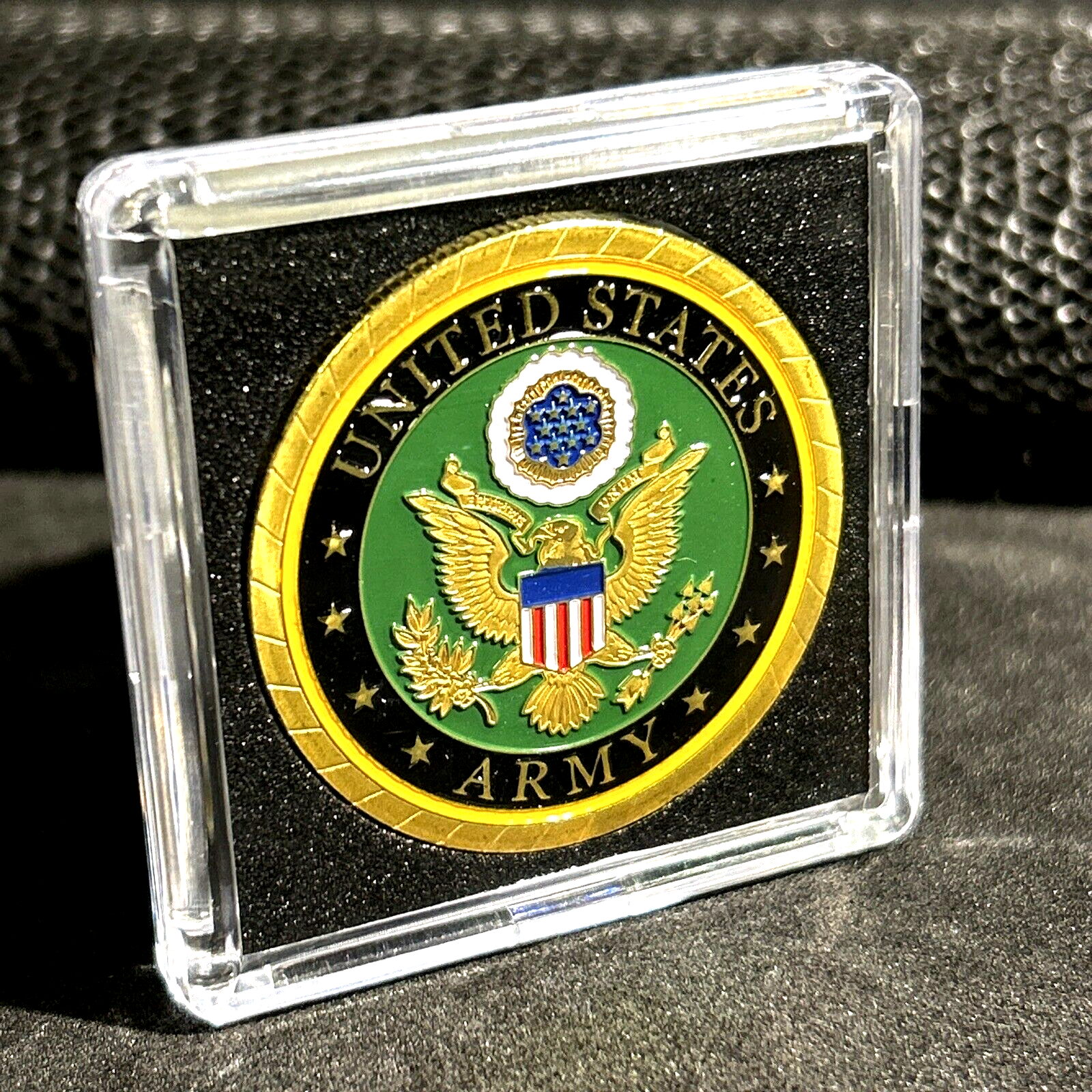 US ARMY SECOND (2ND) LIEUTENANT Challenge Coin with case-SHIPS WITIN 24 HRS!