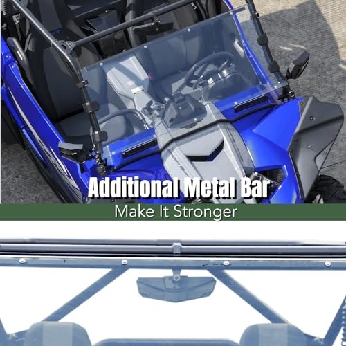 Front Windshield for Yamaha YXZ 1000 Accessories 2019 Front Full clear