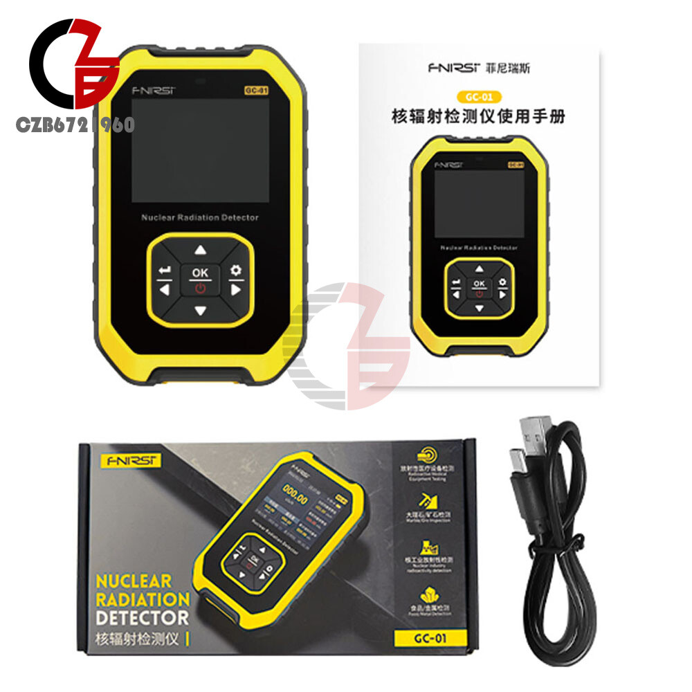 GC-01 Geiger Counter Nuclear Radiation Detector Tester Personal Dosimeter X-ray