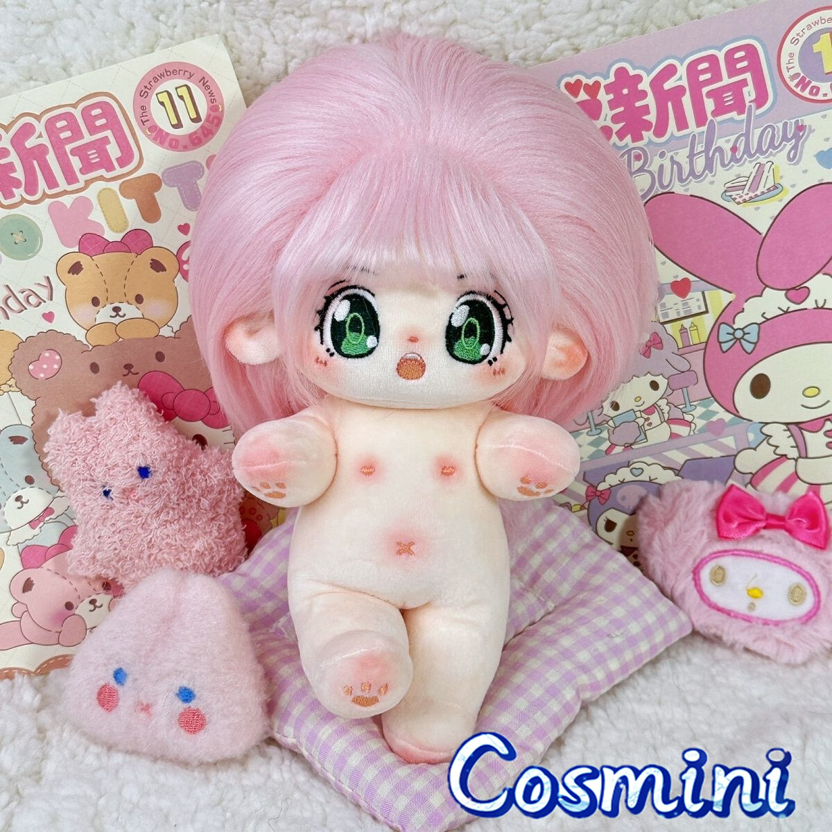 SPY×FAMILY Anya Forger 20cm Plush Doll Pillow Stuffed Dress up Toy Anime