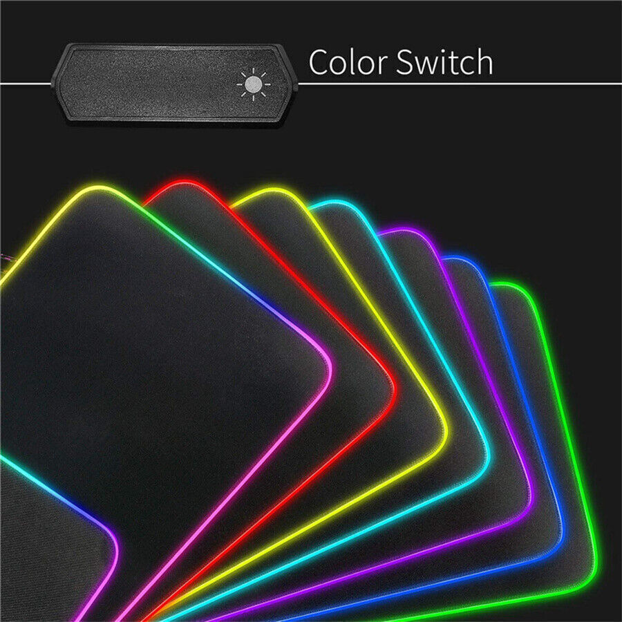 RGB Game Mouse Pad Led Computer Mousepad Backlight Carpet For keyboard Desk Mat