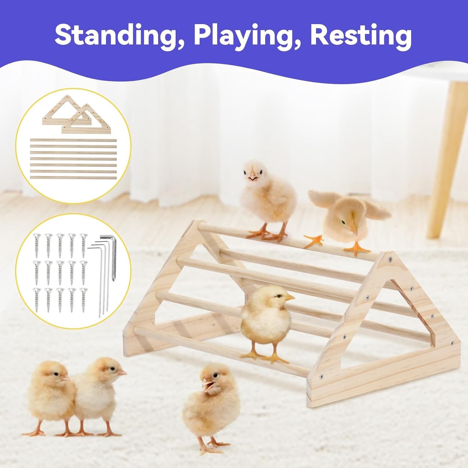 Chick Brooder Box for Chick Starter Kit, Brooder Pen/Chicken Supplies Brooder...