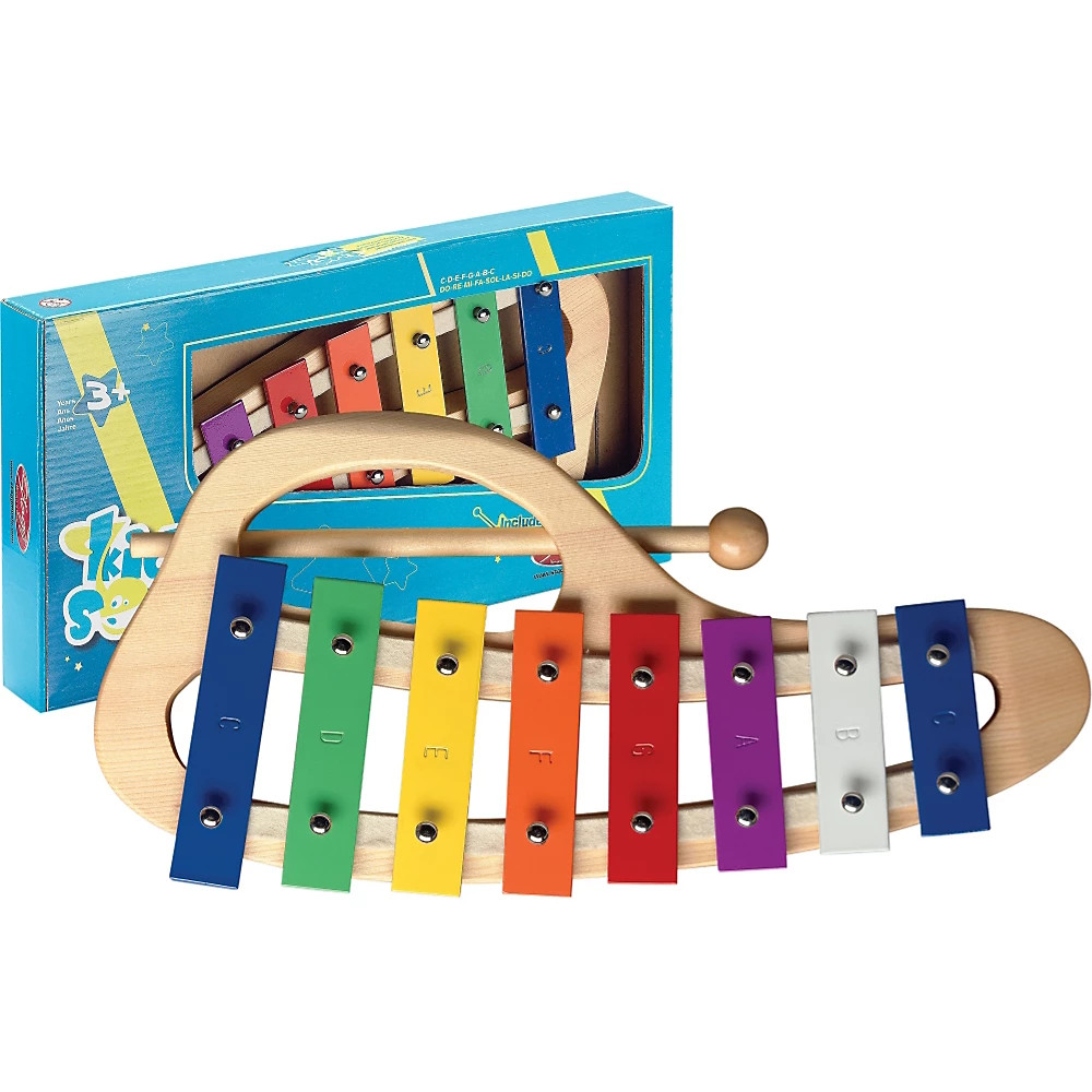 Stagg Curved Metallophone, 8 Keys, CC