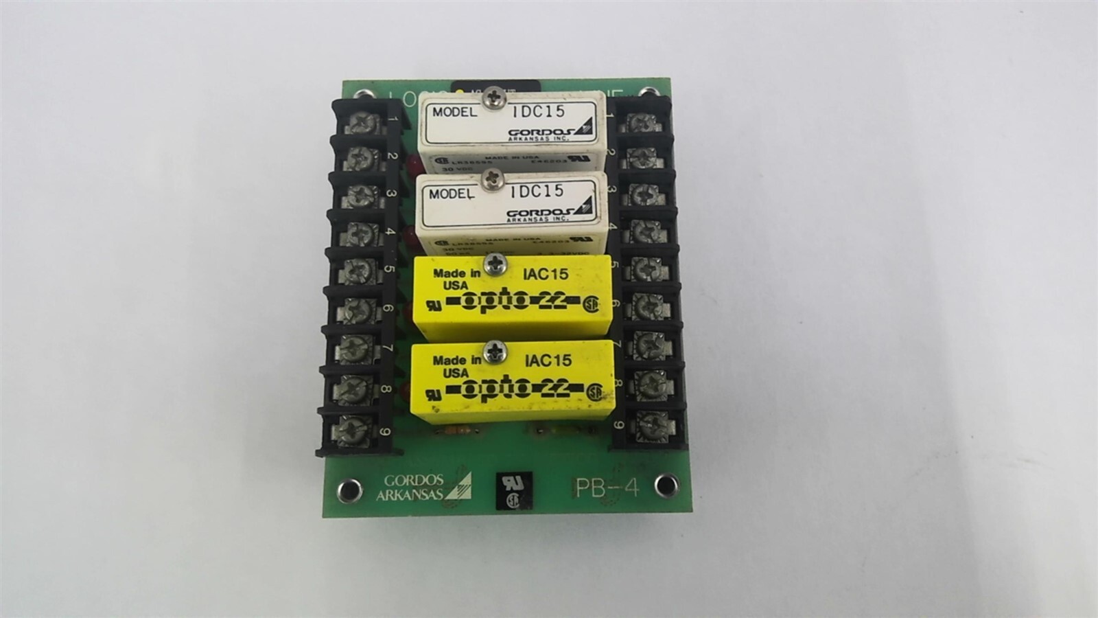 Gordos PB-4 Circuit Board with Opto 22 Input and Output