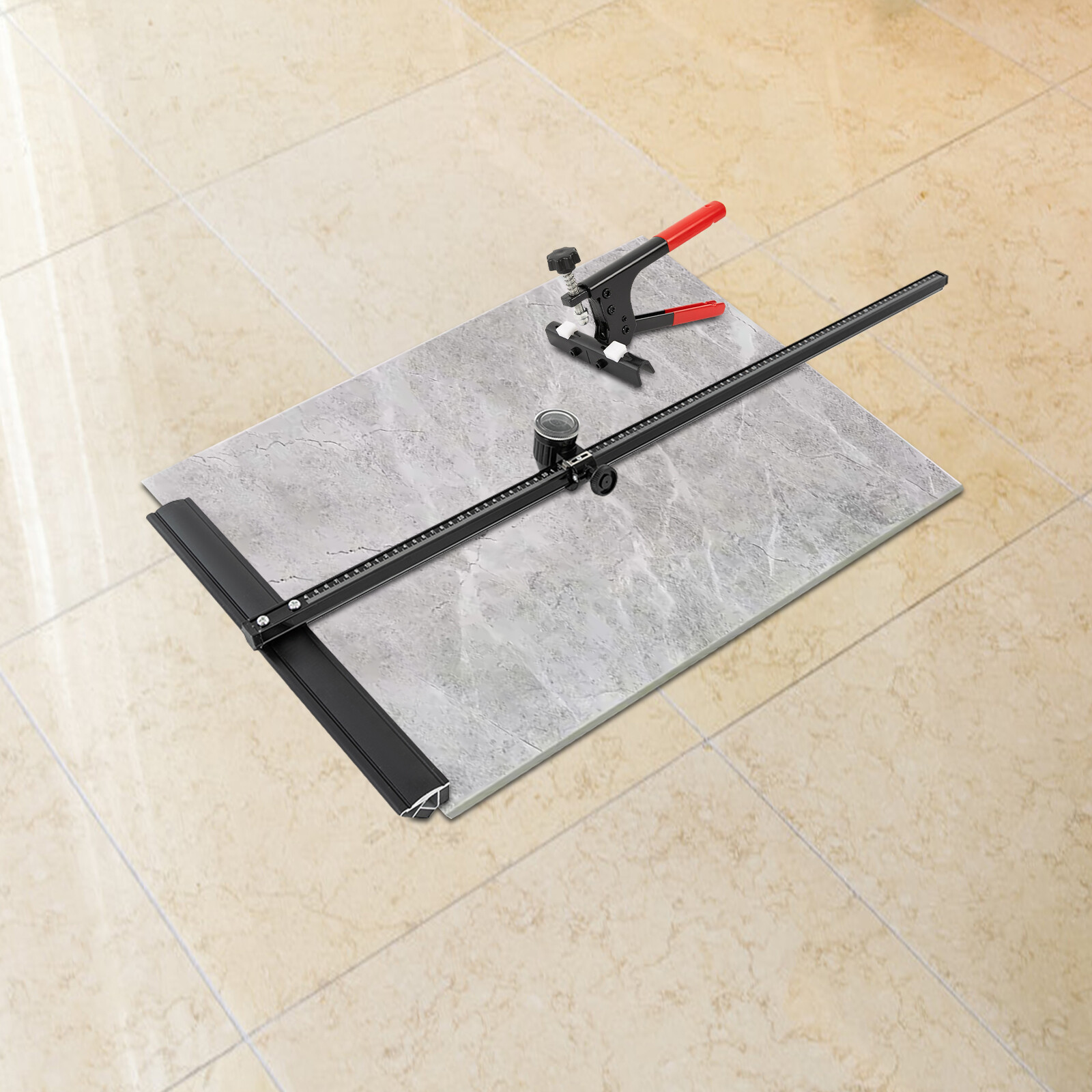 36" Manual Tile Cutter Glass Ceramic Porcelain Blade Cutting Tool Machine 900mm