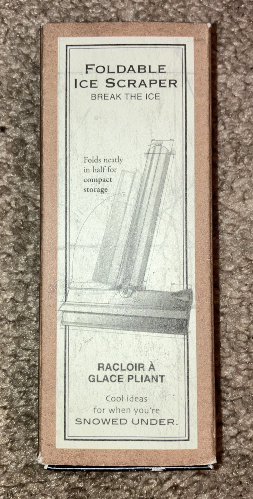 RESTORATION HARDWARE RH Handy Foldable Ice Scraper NIB/NOS Denmark.