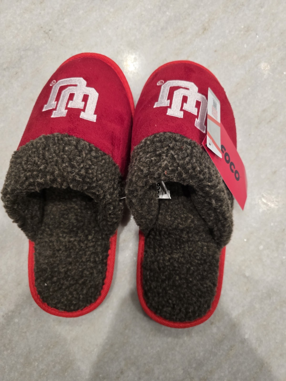 Utah Utes Men's Sport Slippers Size 5/6 Comfy Brand New