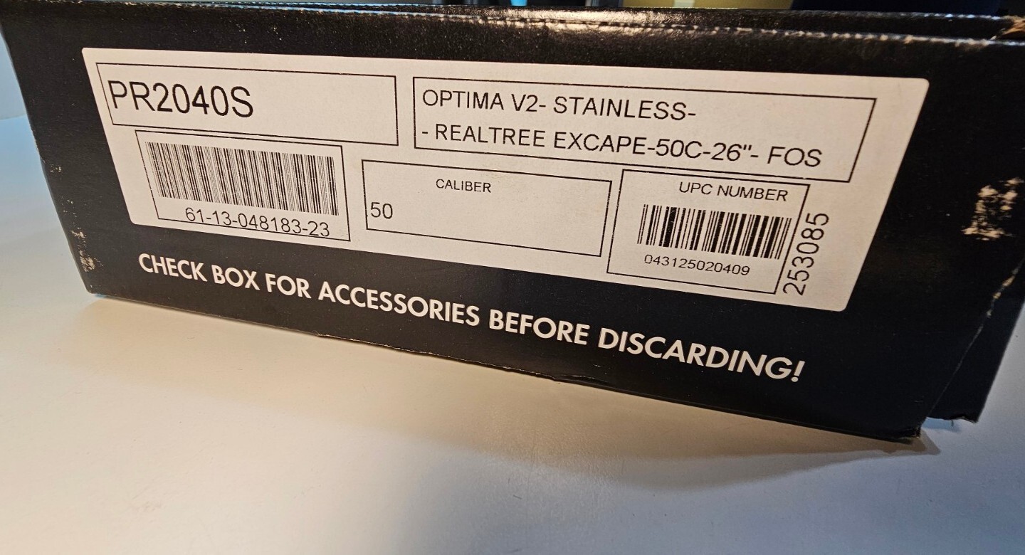 CVA Optima V2 Break Action Muzzleloader Rifle Original Box