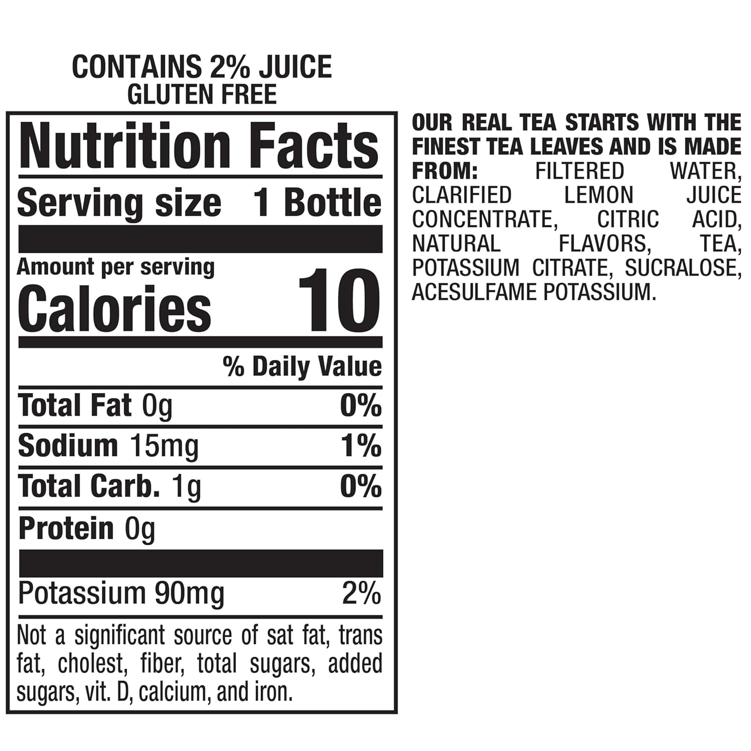 Snapple Zero Sugar Half 'n Tea, 16 fl oz recycled 16 Fl Oz (Pack of 12)