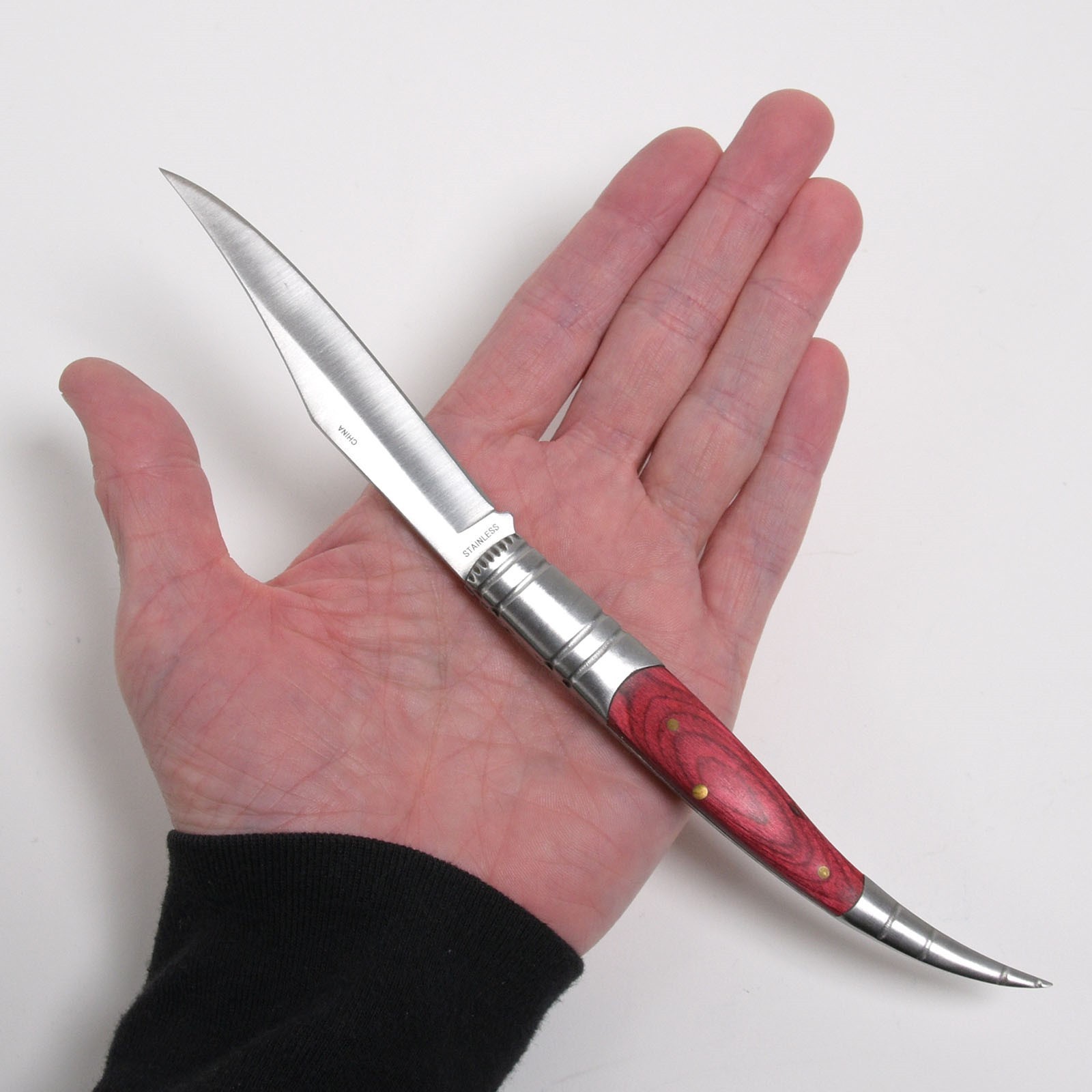 Spanish Toothpick 5" Paring Fruit Knife Folding Pocket Wood Handle NEW