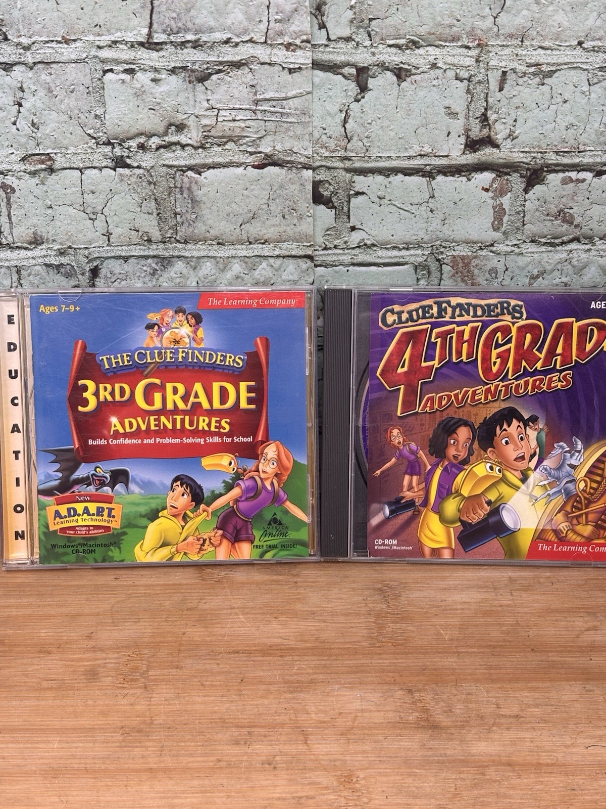 The Clue Finders 3rd, 4th Grade Adventures Learning Company PC MAC CD ROM x2