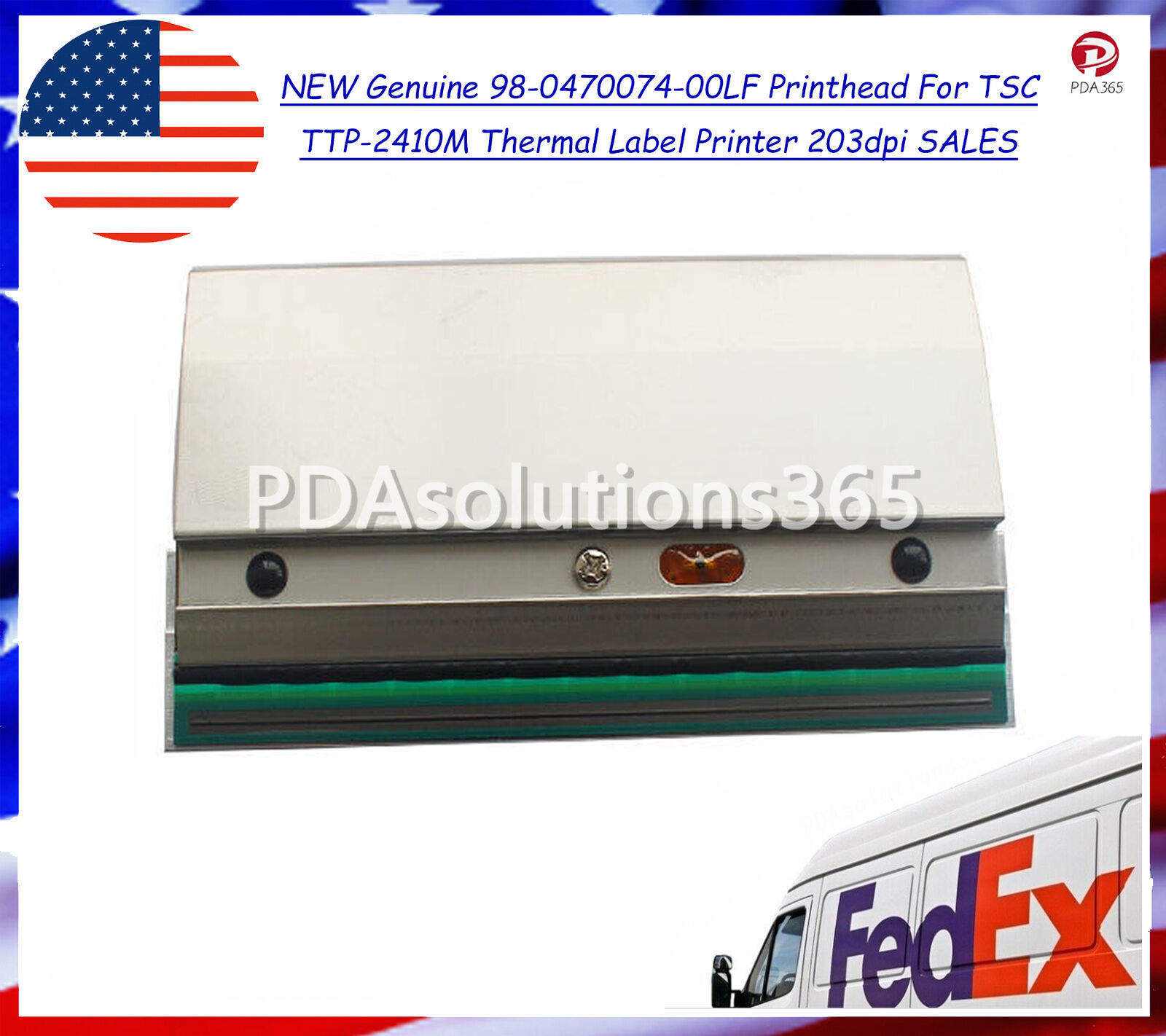 Genuine 98-0470074-00LF Printhead For TSC TTP-2410M Thermal Label Printer 203dpi
