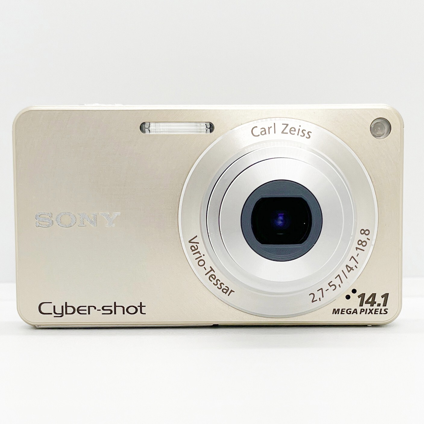 SONY Cyber-Shot DSC-W350 Gold Digital Camera 4x Zoom 14.1MP Japanese only