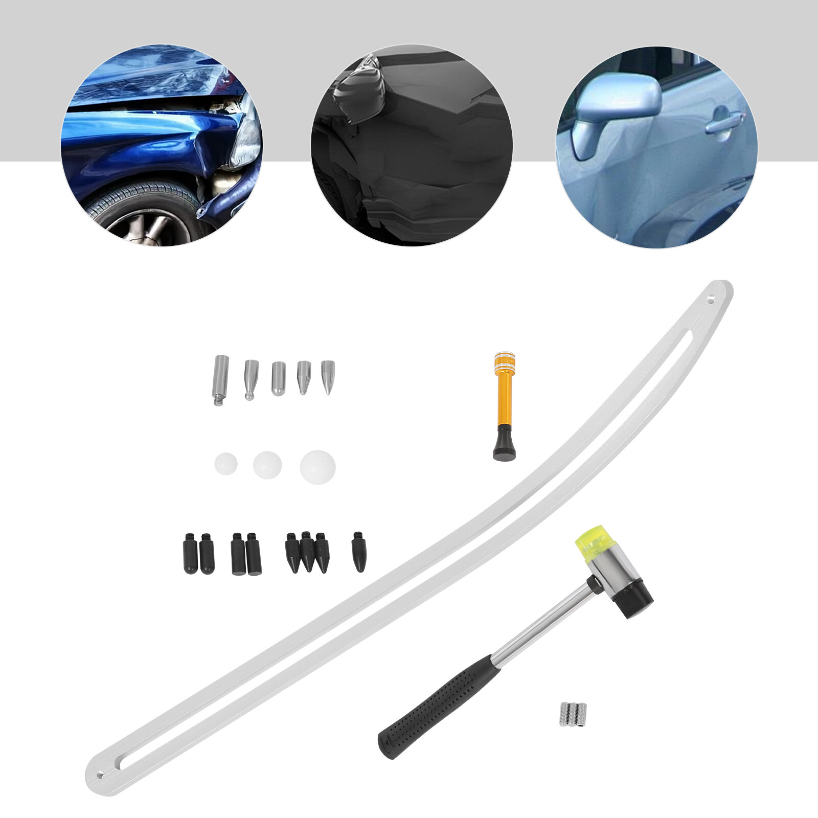 Car Dent Repair Tool Kit Car Dent Removal Dent Puller Fender Damage Repair Tool