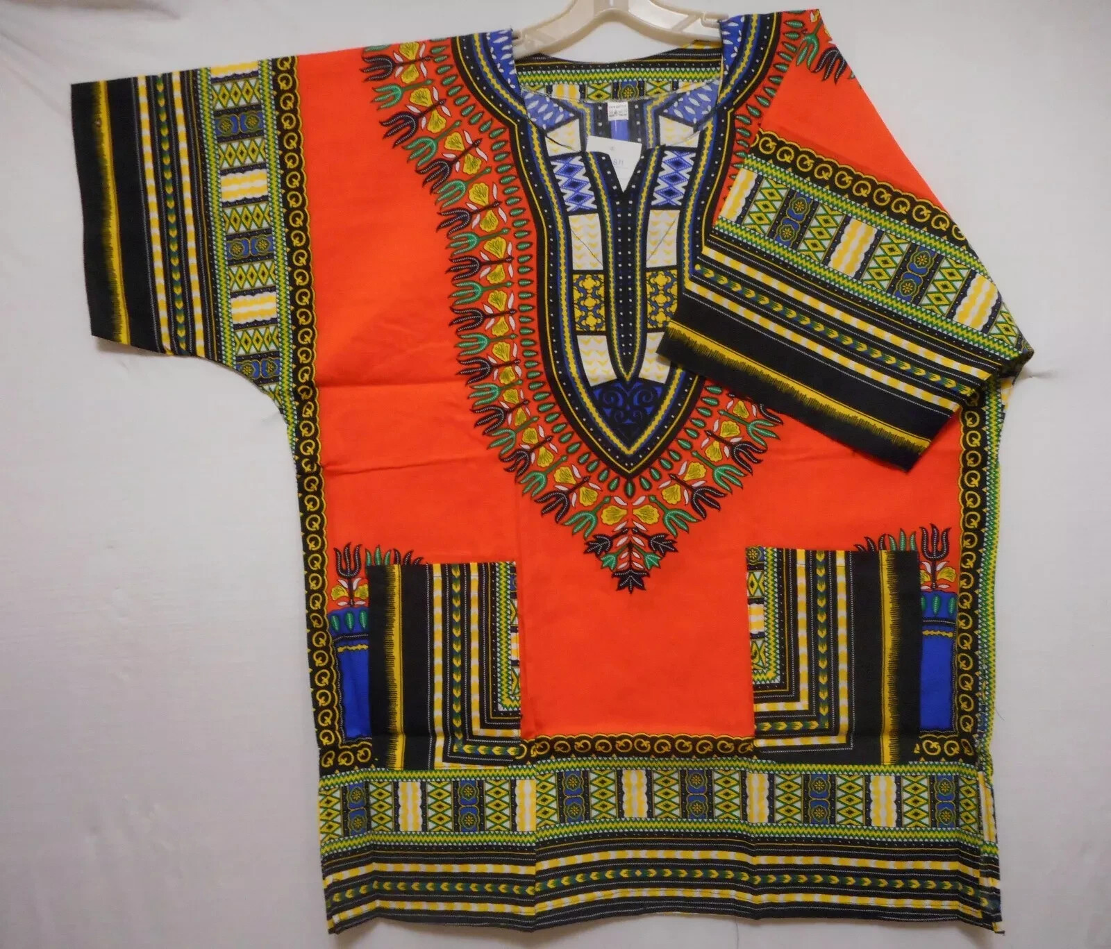 Dashiki Shirt African Hippie Top Haute Tribal shirt UNISEX One Size 1X new T7