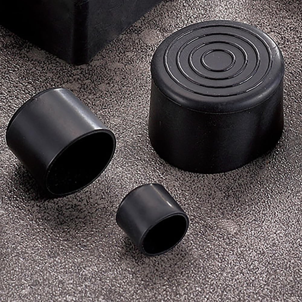32Pcs Round Rubber Chair Leg Tips Caps, 7/8 Inch (22mm) Chair Table Leg Covers
