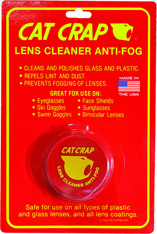 EK CAT CRAP Anti-Fog Lens Cleaner Sunglasses Goggles Camera 0.50-Ounce 10003P