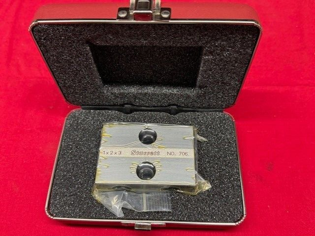 Starrett 706AZ Hardened Steel Inspection Inch Block 1" x 2" x 3" IN STOCK