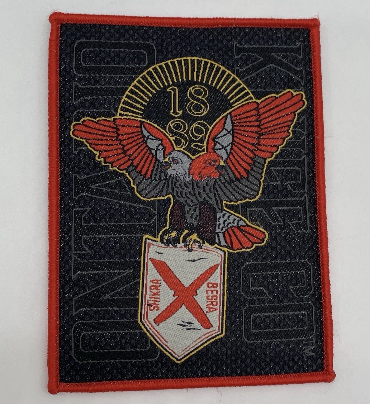 SHOT Show Ontario Knife Co Shikra Besra Patch Hook & Loop NEW! Eagle New 4 X 3”