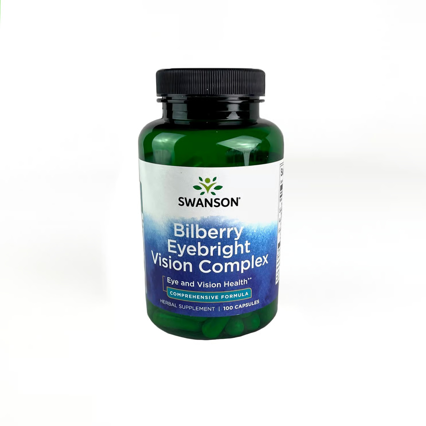 Swanson Bilberry Eyebright Vision Herbal Complex Capsules, 100 Count