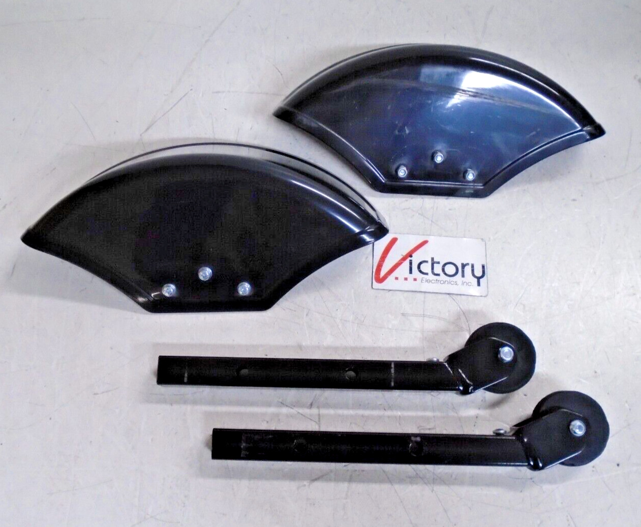 Miracle Mobility Anti-Tipping Wheels (x2) & Back Wheel Wells (x2) Replacements