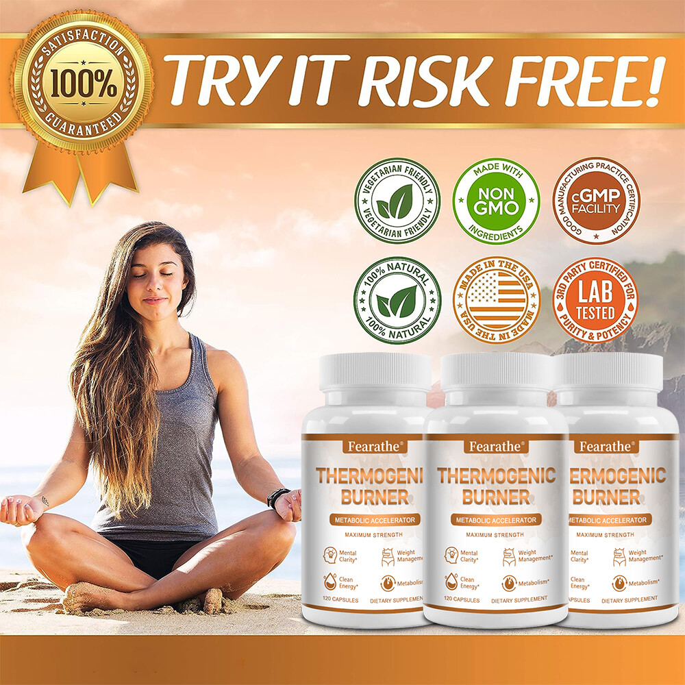 Thermogenic Burner Weight Loss Metabolism, Appetite Suppressant, Energy-120 caps