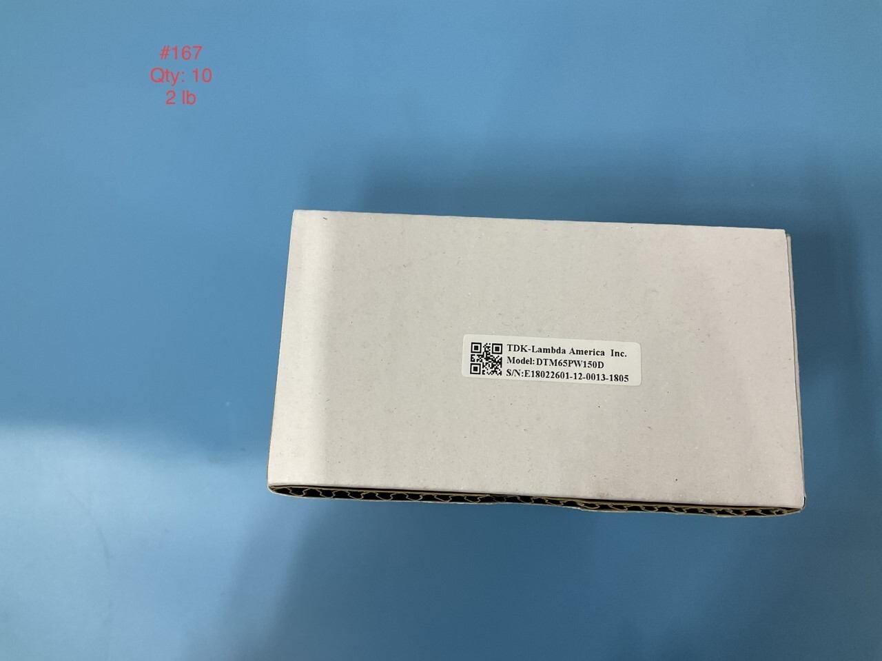 TDK LAMBDA POWER ADAPTER OUTPUT 15V 4.0A MODEL DTM65PW150D