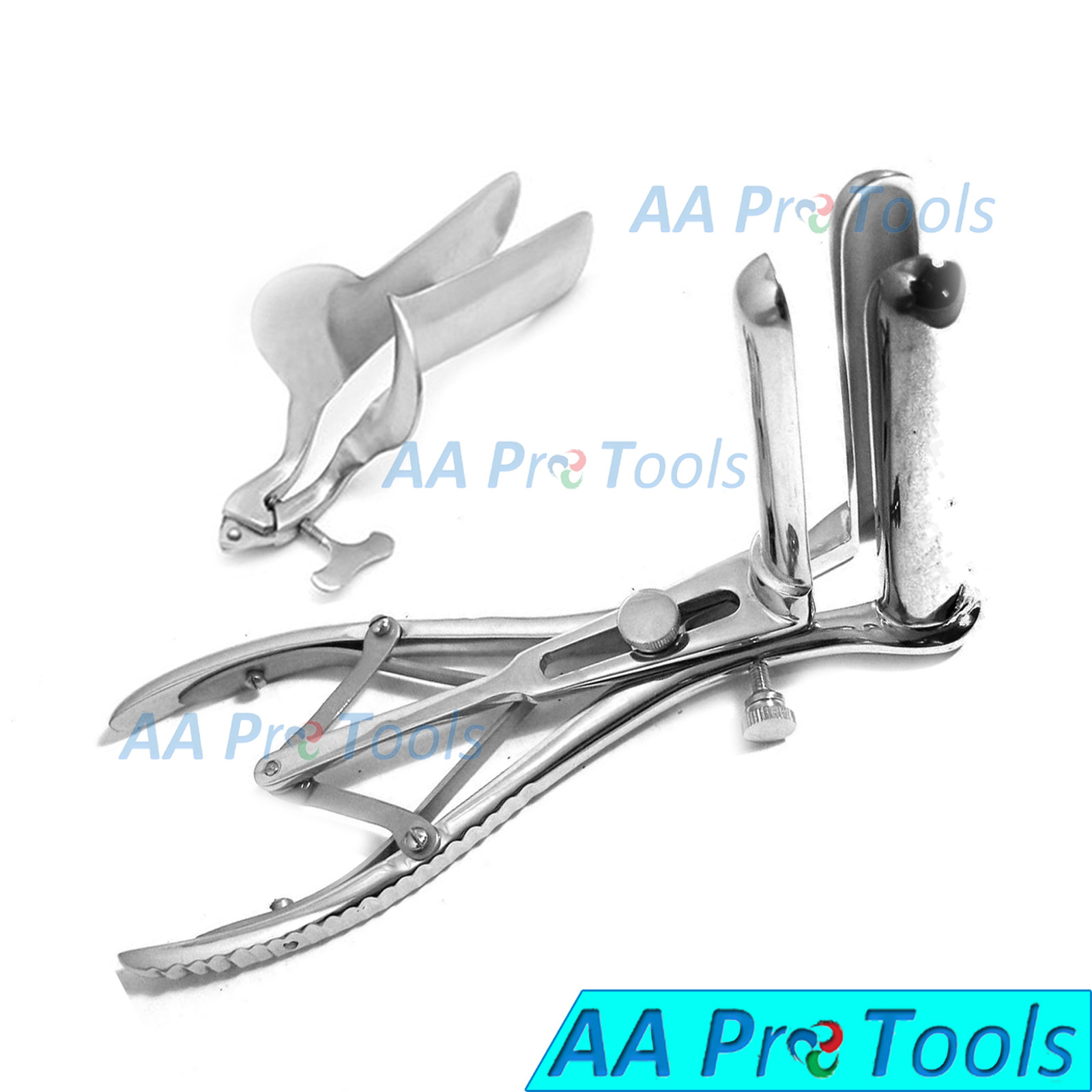 Mathieu Rectal Speculum 3 Prongs + Collins Speculum Small, Surgical Instruments