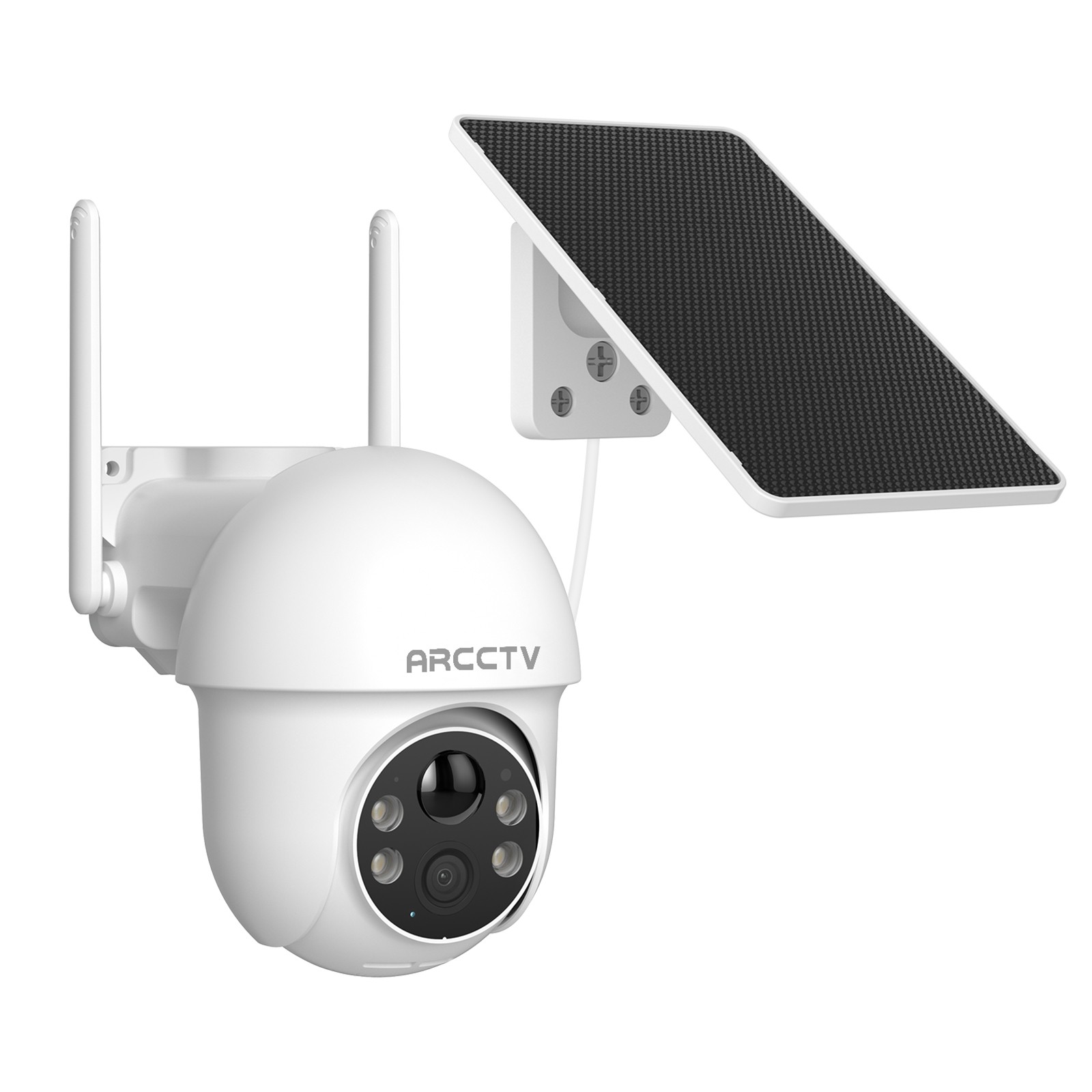 ARCCTV WiFi Solar Security Camera System Wireless Pan Tilt Outdoor Night Vision