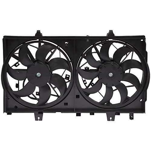 620-472 Electric Radiator Condenser Engine Dual Cooling Fan Fit for 2014-2018
