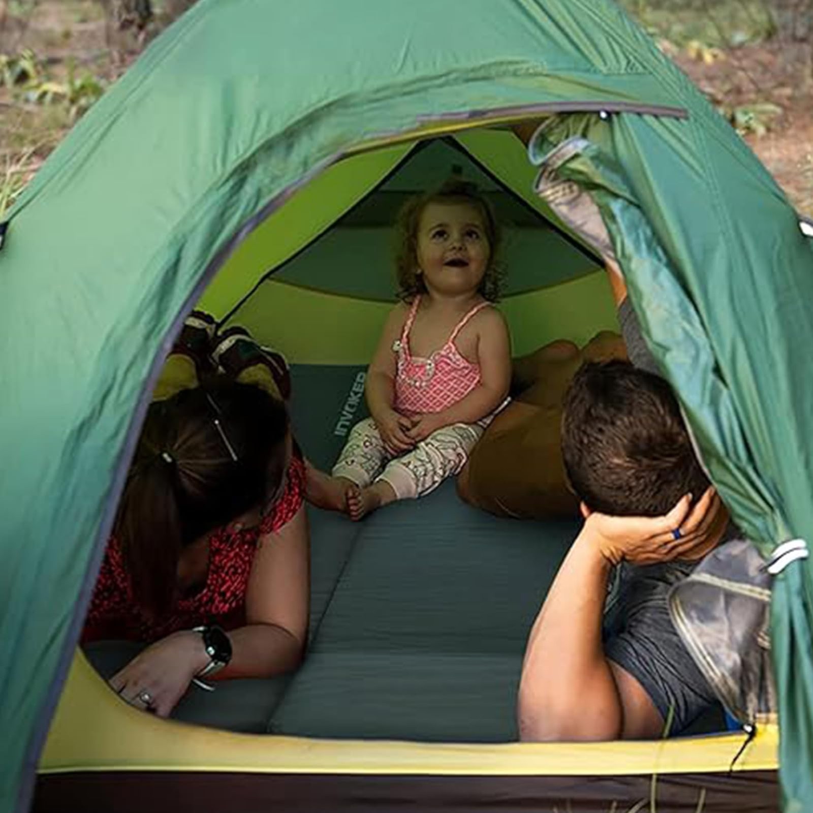 3.15" Self Inflating Camping Sleeping Pad, Ultra-Thick Elasticity Foam Fast I...