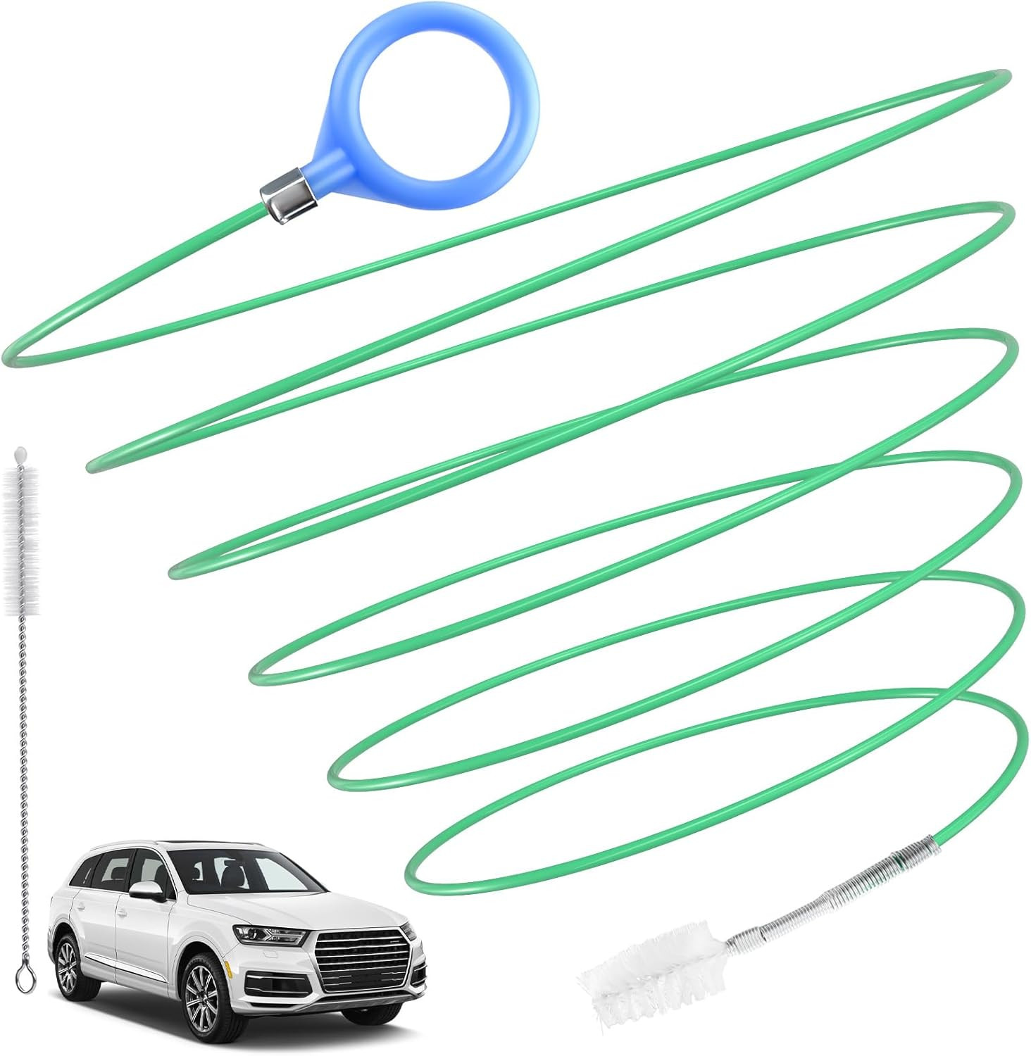 Auto Sunroof Drain Cleaning Tool, 120 Inch Flexible Tube Cleaning Brush, Drain B