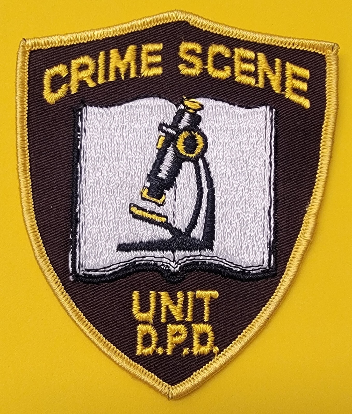 VINTAGE DANVILLE ILLINOIS POLICE PATCH CRIME SCENE UNIT OBSOLETE (RARE FIND)