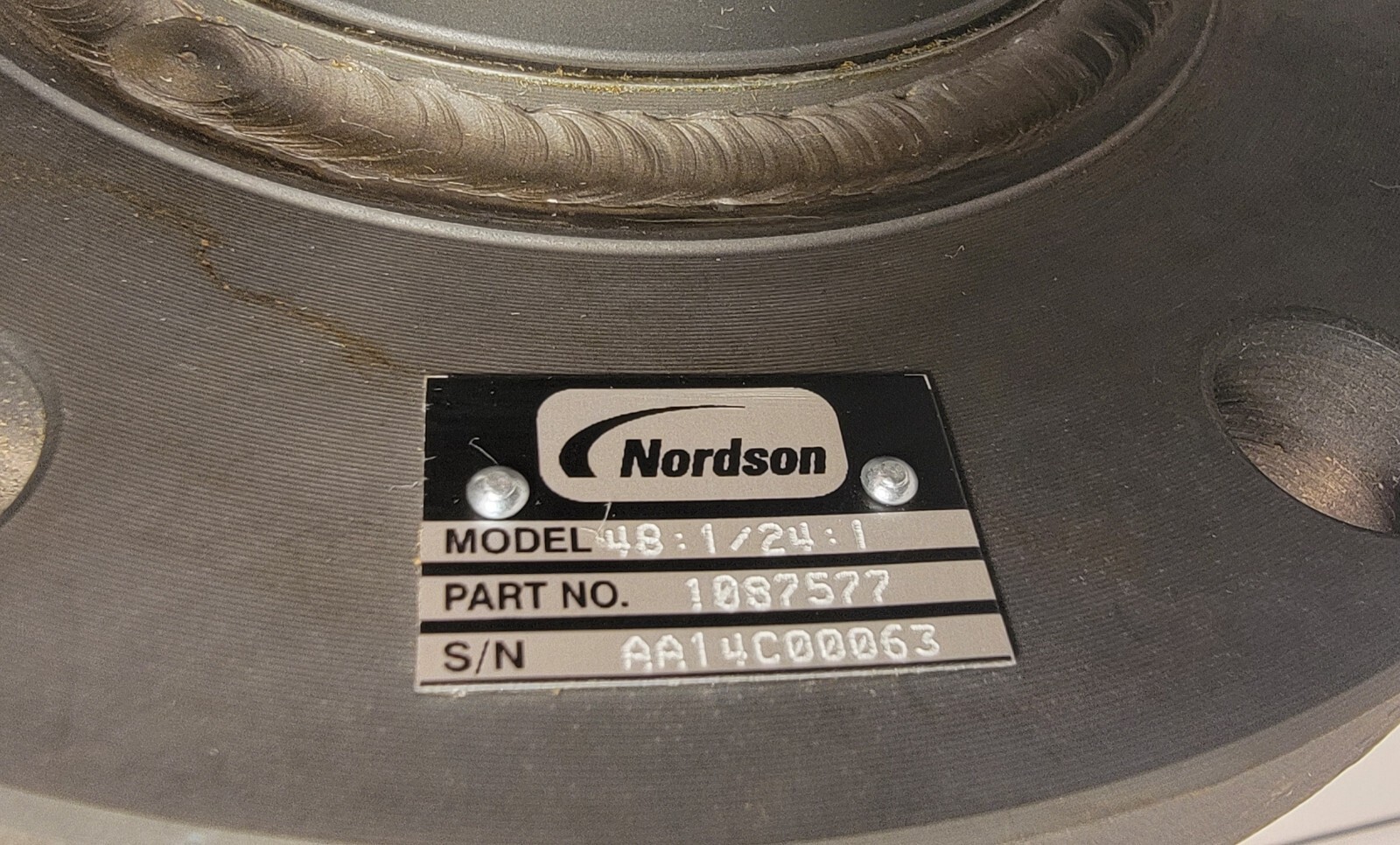 Nordson Pump 1087577 Model 48: 1 /24:1