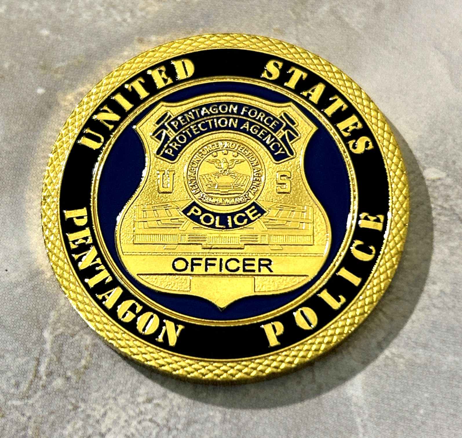 Challenge Coin United States US Pentagon POLICE Division - PPD