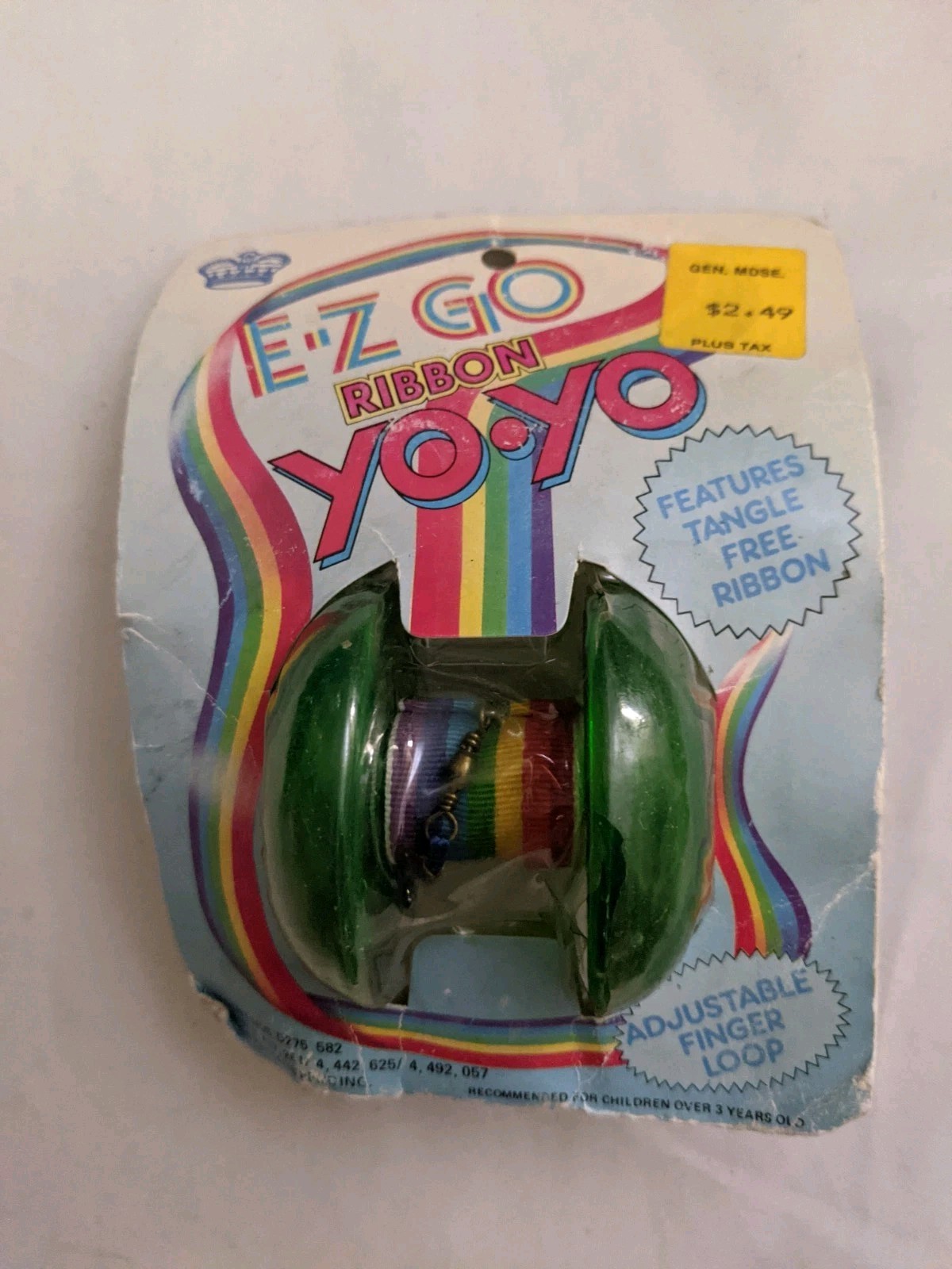 Vintage Imperial EZ-GO Ribbon YoYo Green
