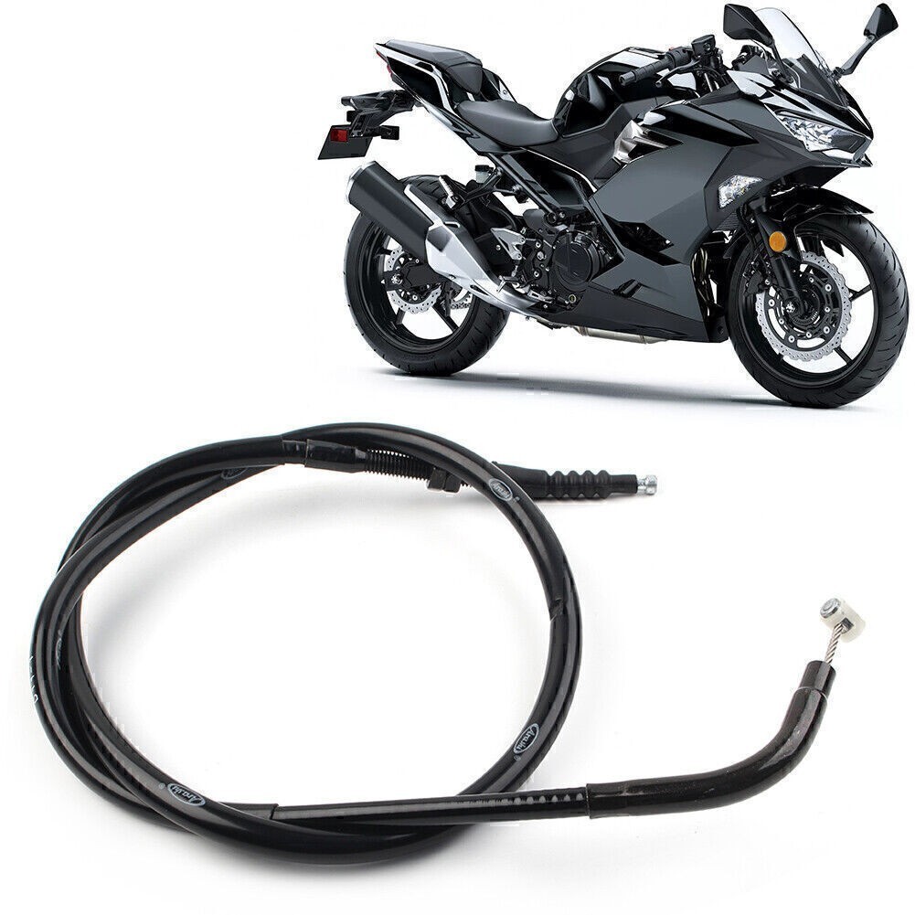 Brake Clutch Cable Replacement Black Motorcycle For Kawasaki Ninja 400 2018-2021