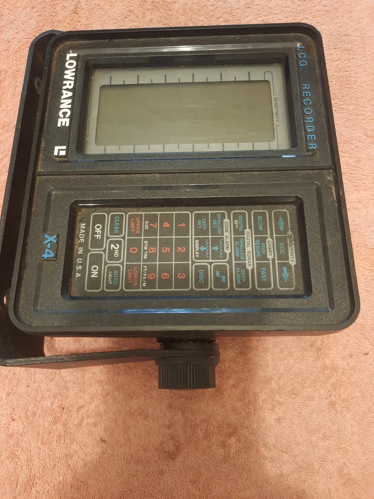 Lowrance X-4 Lcg Recorder