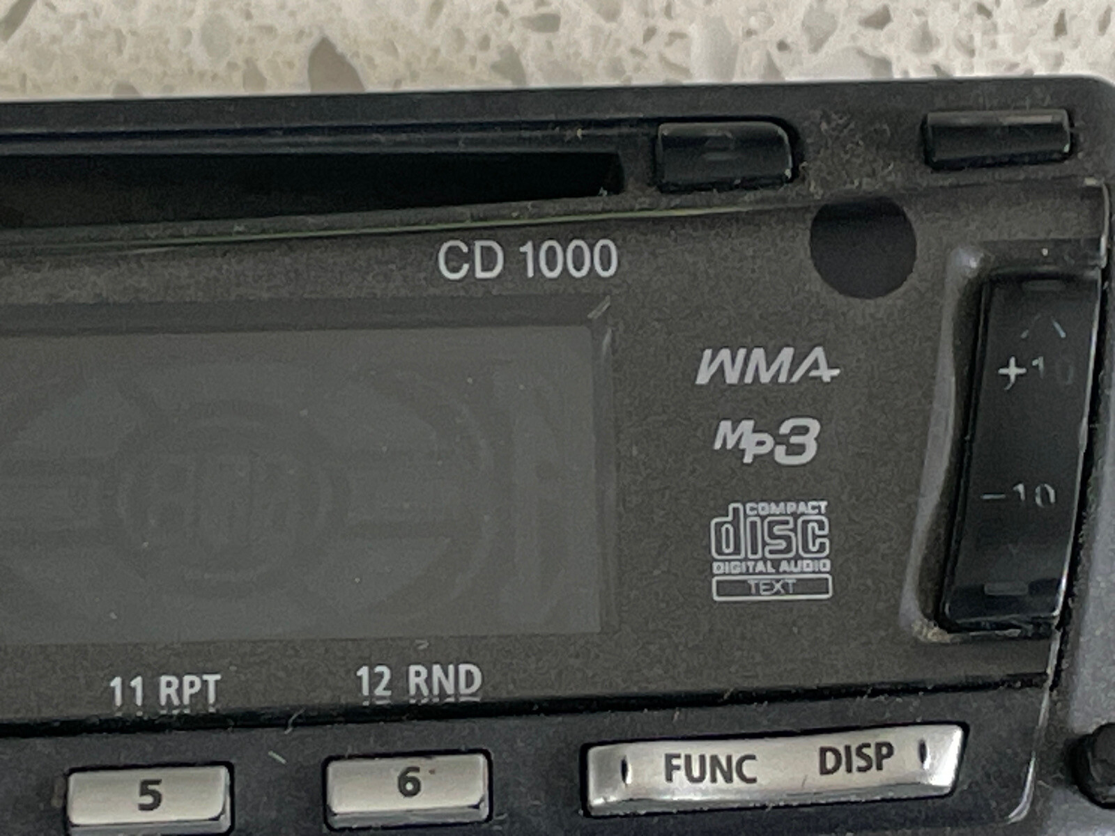 ECLIPSE CD1000 CAR STEREO FACEPLATE ONLY ECLIPSE CD1000 FACEPLATE OEM🟠