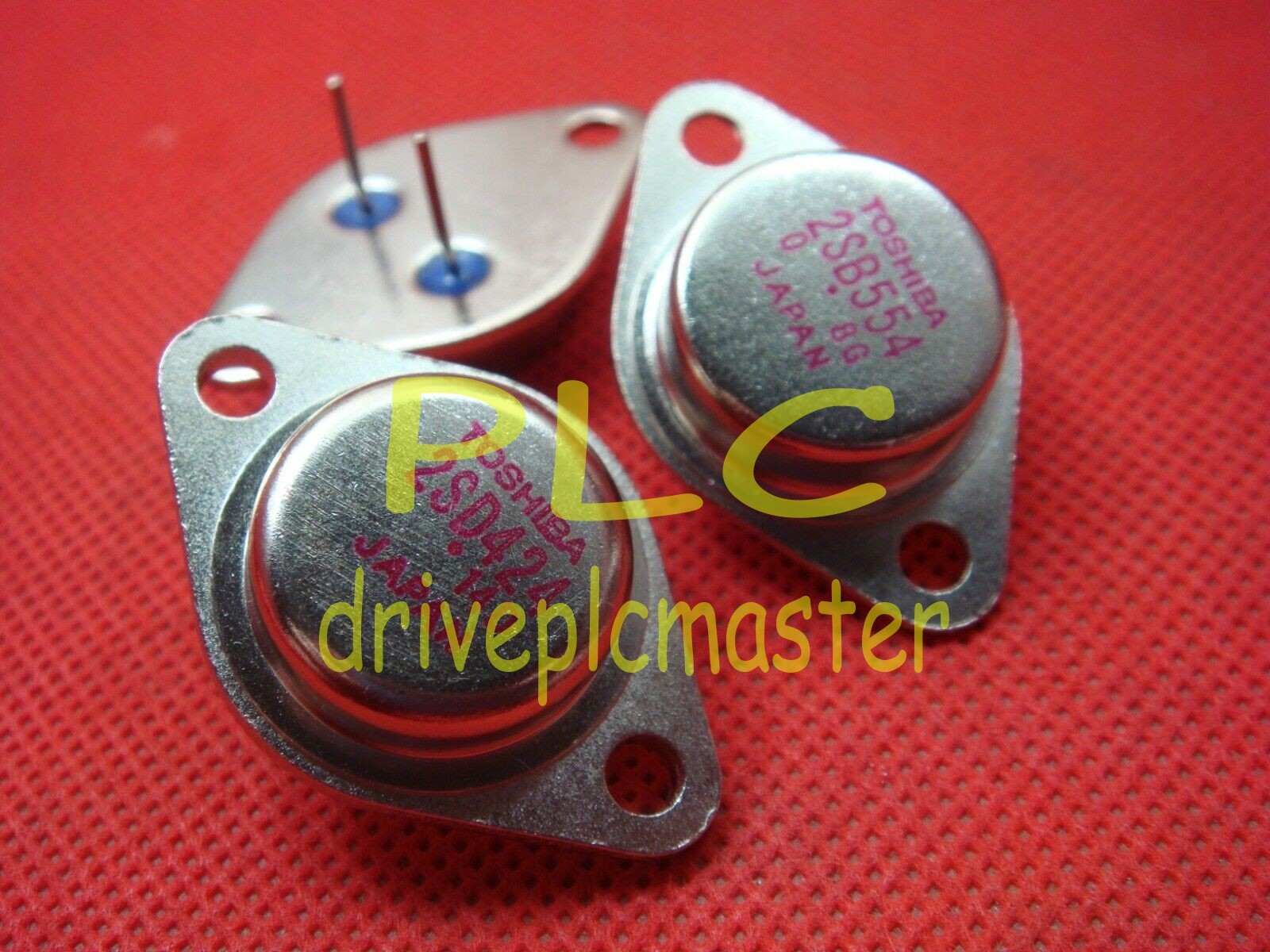 5 PAIRS x 2SB554 2SD424 Toshiba Power Transistor TO-3 NEW
