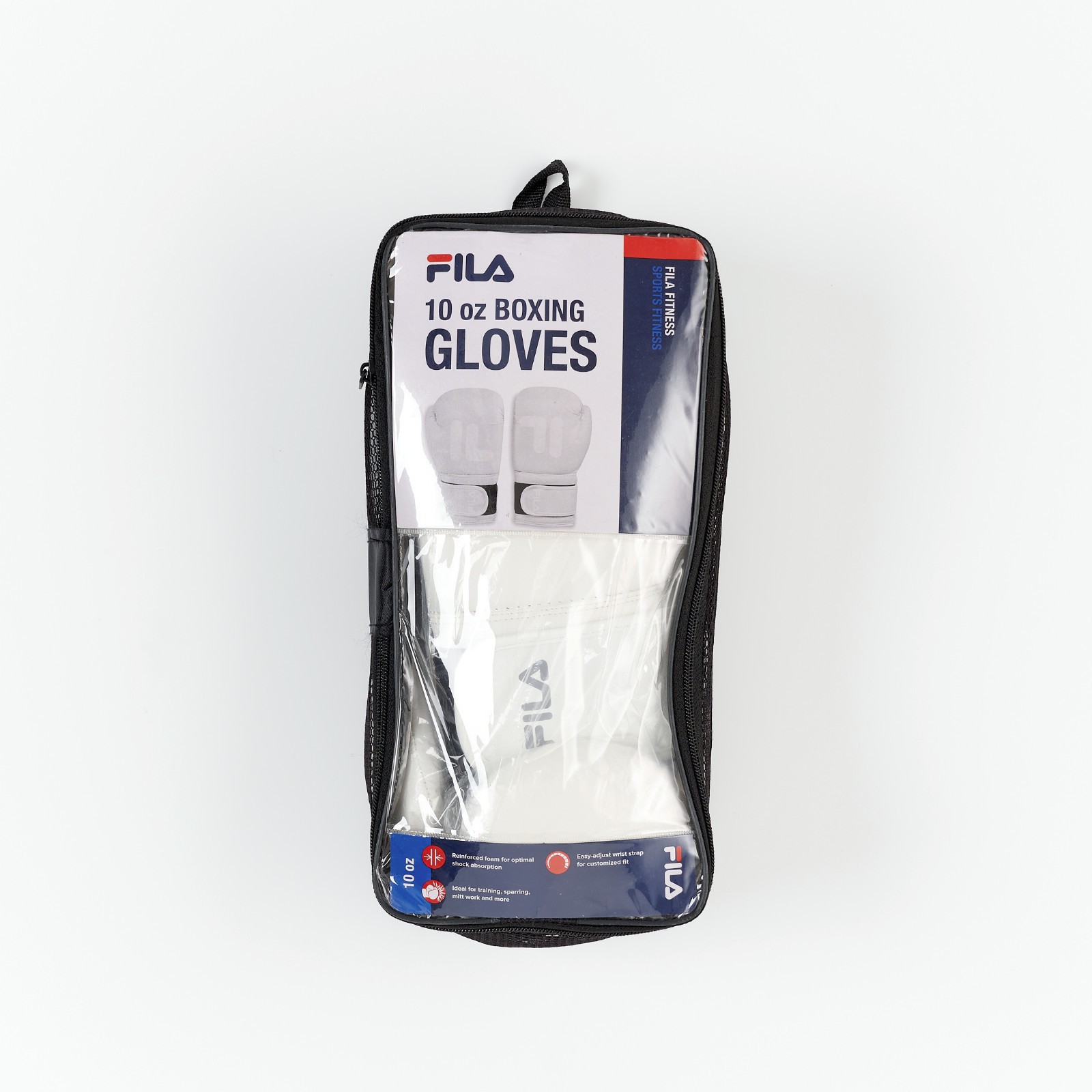 FILA 10OZ BOXING GLOVES - NEW White
