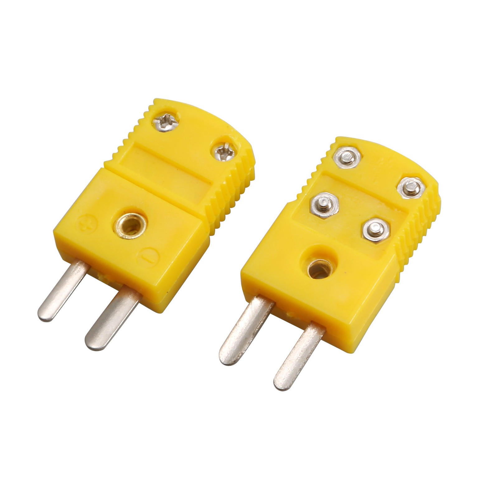 2 x K Type Circuits Cable Connector Male Thermocouple Adapter