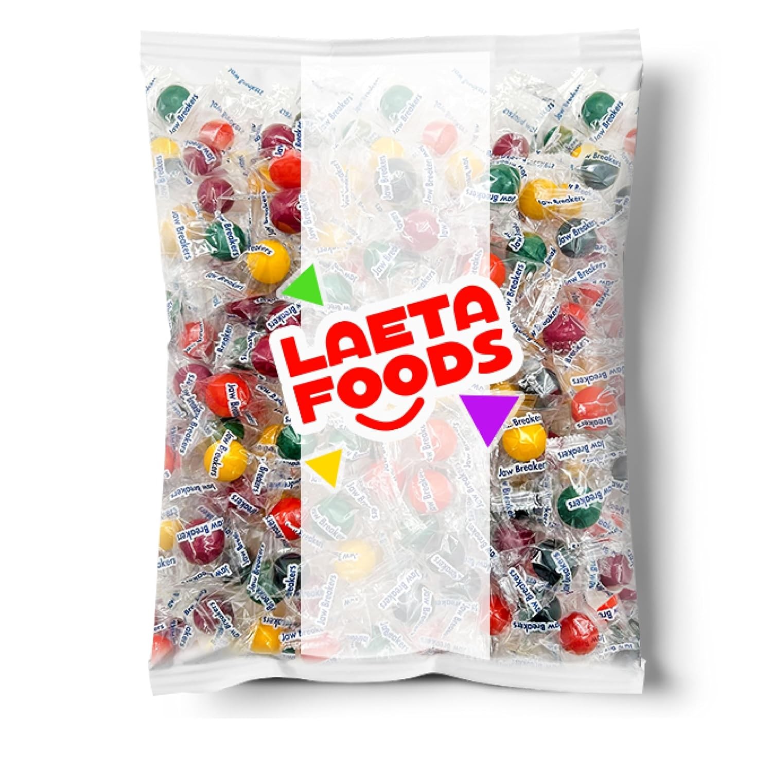 Jawbreakers Hard Candy | 2 Pound Bag - Approx. 150 Count | Individually Wrapped