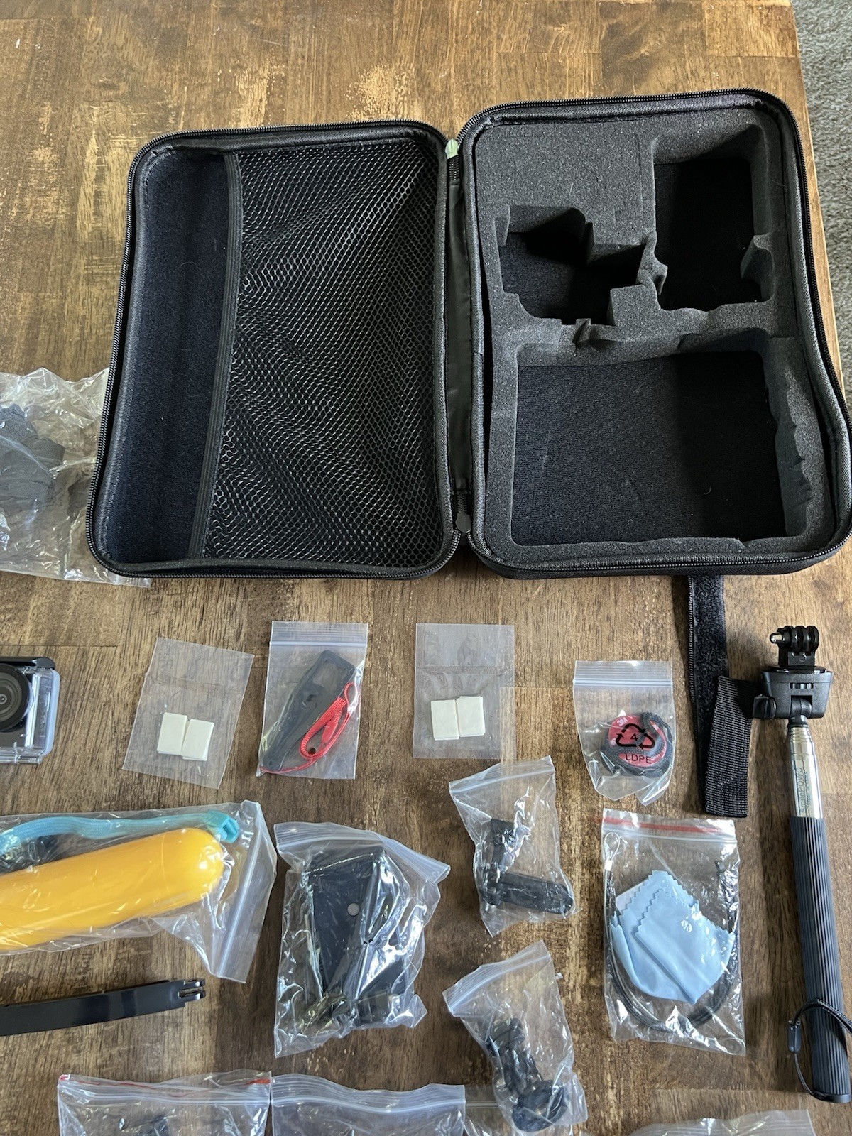 CamPark Xtreme I+ UHD 4K Action Camera + Accessory Bundle, Case, SD Card